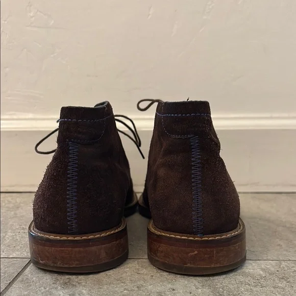 Ted Baker London Brown Suede Chukka Boots - Picture 4 of 8